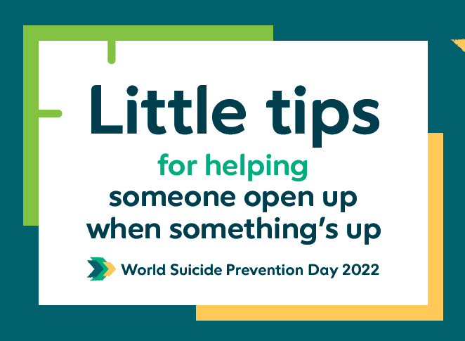 World Suicide Prevention Day 10 Sept 2022